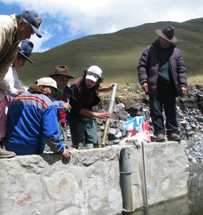 Sitio de monitoreo hidrologico Huaraz